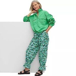 Diane Von Furstenberg Target Collection Utility Jazz Dot Cargo Pants XS NWT